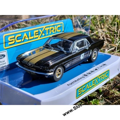 Scalextric C Ford Mustang Black And Gold