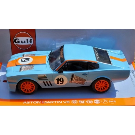 Scalextric C4209 Aston Martin V8 - Gulf Edition - Rikki Cann Racing