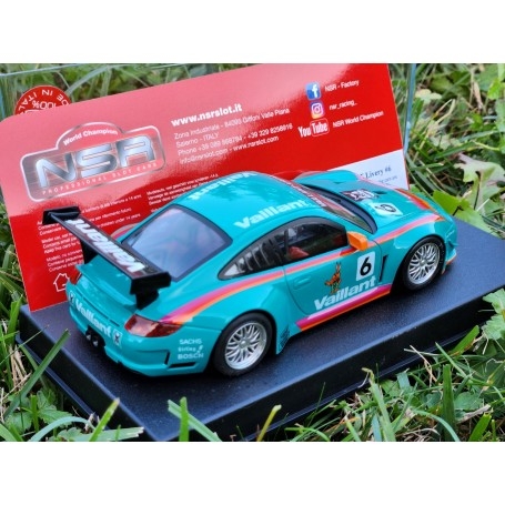 Porsche 997 GT3 Carrera Blue 1 43 Slot Car Voiture circuit