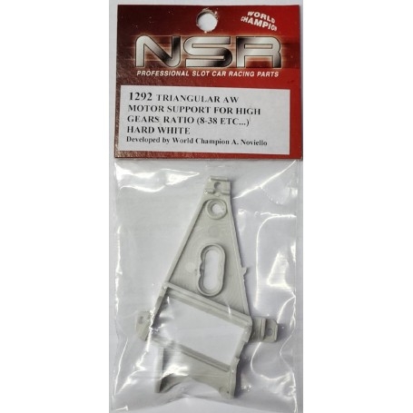 NSR 1292 Triangular AW Motor Support for High Gears Ratio Hard White