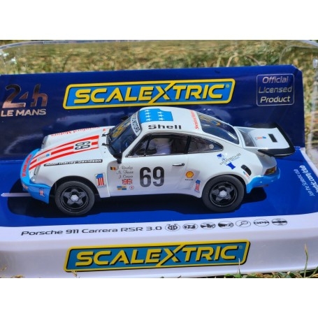 Rare scalextric 24h Lemans store set with porsche 911 rsr