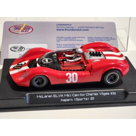 Thunderslot CA00405 McLaren Elva MkI No.30 Aspern 1965 Winner